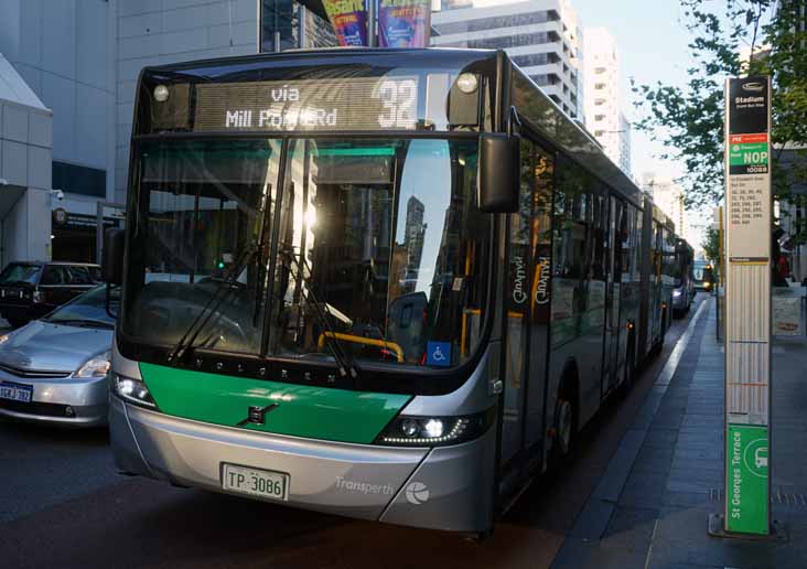 Transperth Volvo B8RLEA Volgren Optimus 3086